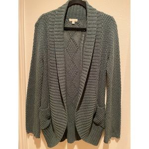 UO Silence + Noise Open Cable Knit Cardigan